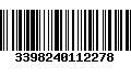 Código de Barras 3398240112278