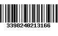 Código de Barras 3398240213166