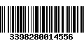 Código de Barras 3398280014556