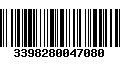 Código de Barras 3398280047080