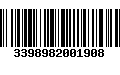 Código de Barras 3398982001908