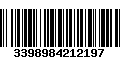 Código de Barras 3398984212197