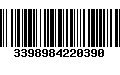 Código de Barras 3398984220390