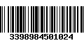 Código de Barras 3398984501024