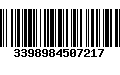 Código de Barras 3398984507217