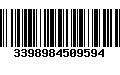 Código de Barras 3398984509594