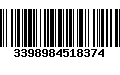 Código de Barras 3398984518374