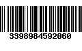 Código de Barras 3398984592060