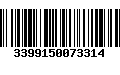 Código de Barras 3399150073314