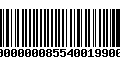 Código de Barras 34000000000855400199000017