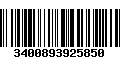 Código de Barras 3400893925850