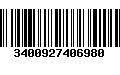 Código de Barras 3400927406980