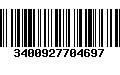 Código de Barras 3400927704697