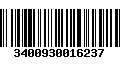 Código de Barras 3400930016237