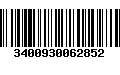 Código de Barras 3400930062852