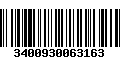 Código de Barras 3400930063163