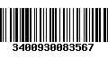 Código de Barras 3400930083567