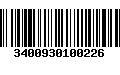 Código de Barras 3400930100226