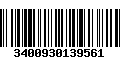 Código de Barras 3400930139561