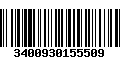 Código de Barras 3400930155509