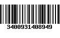 Código de Barras 3400931408949