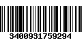 Código de Barras 3400931759294