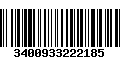 Código de Barras 3400933222185