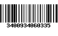 Código de Barras 3400934060335