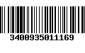 Código de Barras 3400935011169