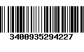 Código de Barras 3400935294227