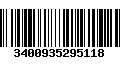 Código de Barras 3400935295118