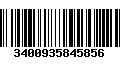 Código de Barras 3400935845856