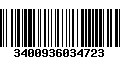 Código de Barras 3400936034723