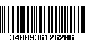 Código de Barras 3400936126206