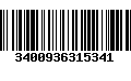 Código de Barras 3400936315341