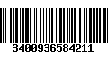 Código de Barras 3400936584211