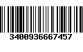 Código de Barras 3400936667457