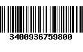 Código de Barras 3400936759800