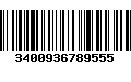 Código de Barras 3400936789555