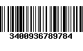 Código de Barras 3400936789784