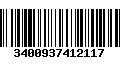 Código de Barras 3400937412117