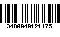 Código de Barras 3400949121175