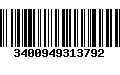 Código de Barras 3400949313792