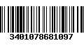 Código de Barras 3401078681097