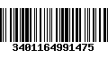 Código de Barras 3401164991475