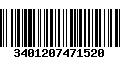 Código de Barras 3401207471520