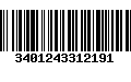 Código de Barras 3401243312191