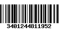 Código de Barras 3401244811952