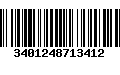 Código de Barras 3401248713412