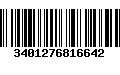 Código de Barras 3401276816642